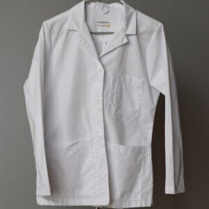 wonderwink white coat